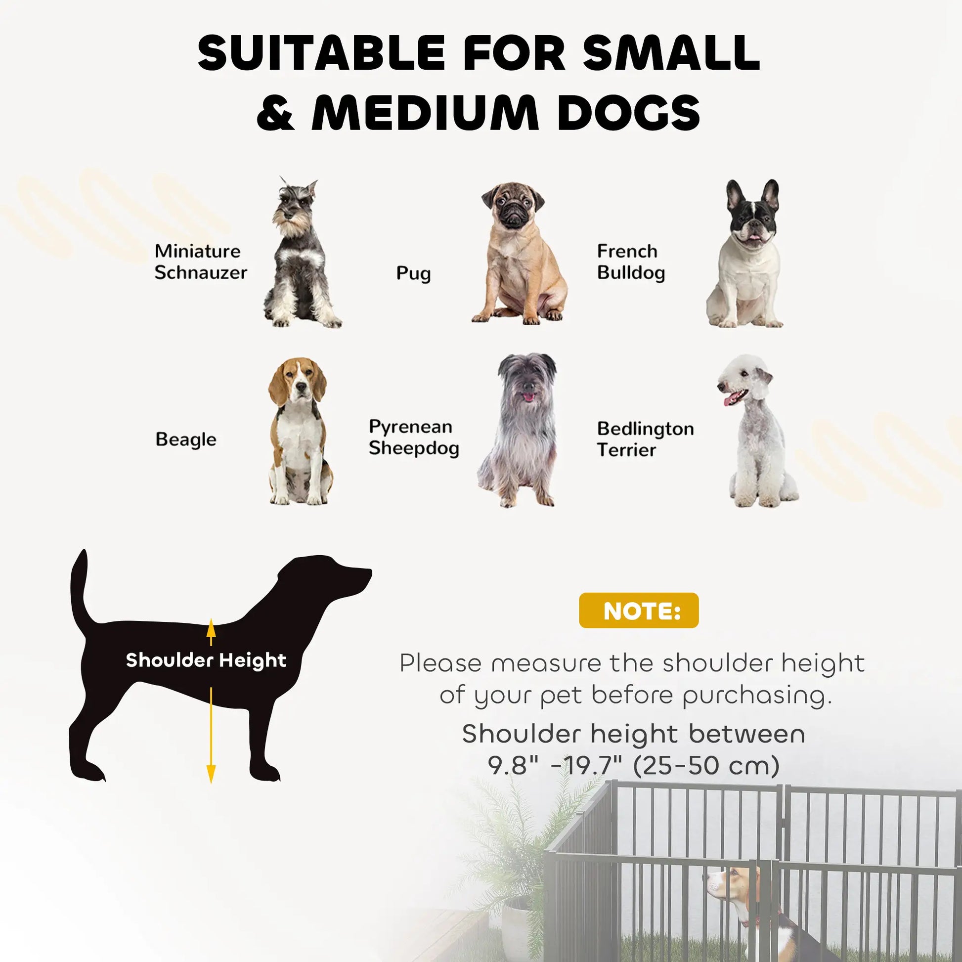 8 Panels Dog Playpen, Foldable Portable, Small Medium Dogs, 30"H Houses, Kennels & Pens at Gallery Canada