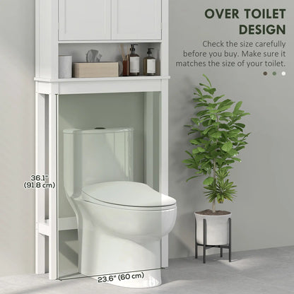 3-Tier Over Toilet Storage, Adjustable Shelf, Bathroom Laundry Cabinet Bathroom Cabinets at Gallery Canada