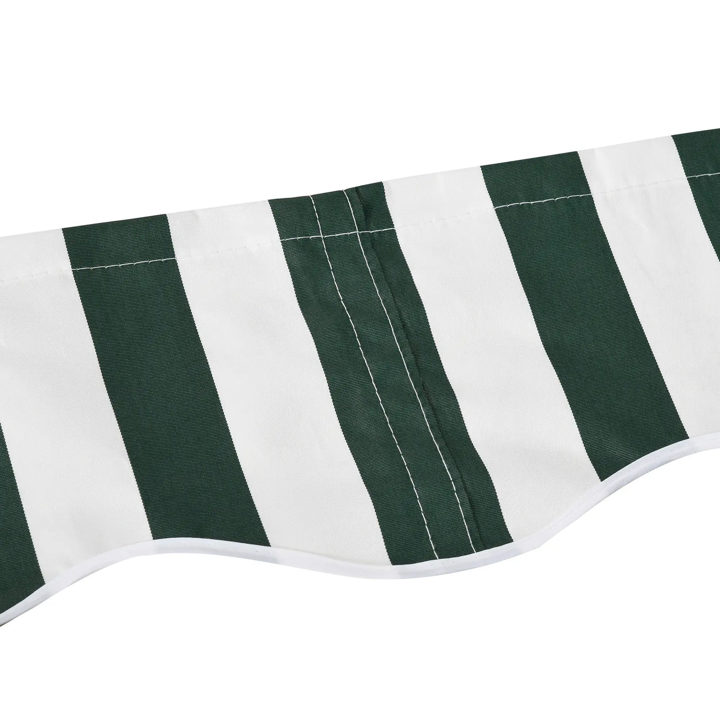 11' x 10' Retractable Awning Fabric, UV Protection, White, Green Awning Fabric Replacement at Gallery Canada