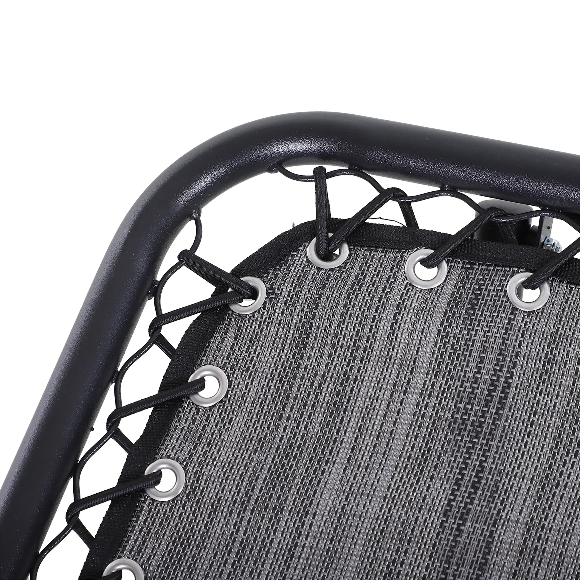 Zero Gravity Chair Set of 2, Patio Chair with Side Table, Dark Grey Lounger Chairs at Gallery Canada