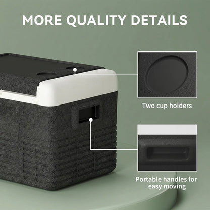 12 Volt Car Refrigerator, 32QT, -68-68 ℉, Portable Electric Cooler Car Coolers at Gallery Canada