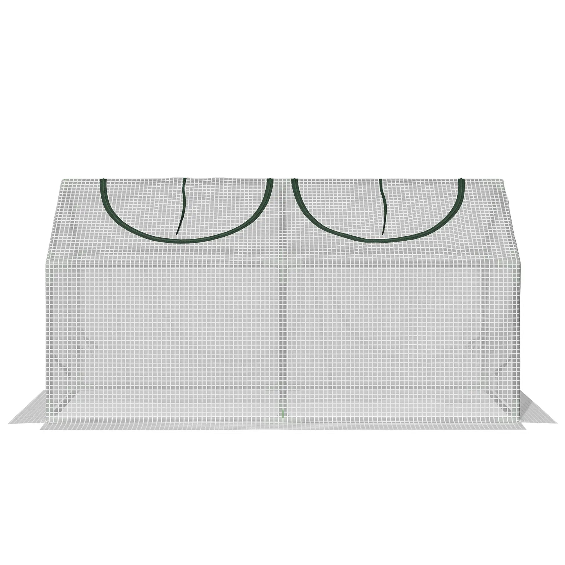 47" x 24" x 24" Mini Tunnel Greenhouse, Steel Frame, PE Cover, White Mini Greenhouses at Gallery Canada