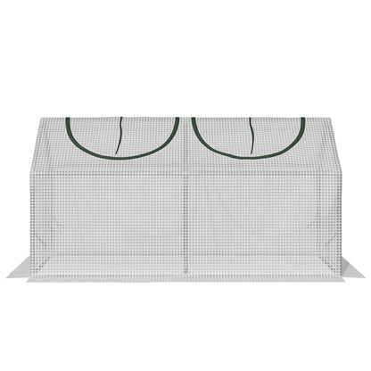 47" x 24" x 24" Mini Tunnel Greenhouse, Steel Frame, PE Cover, White Mini Greenhouses at Gallery Canada