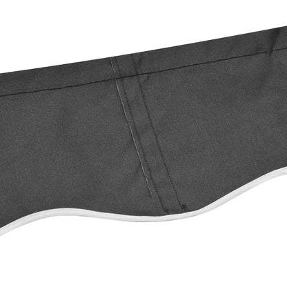 10' x 8' Retractable Awning Fabric, Outdoor Sunshade Canopy, UV Protection, Grey Awning Fabric Replacement at Gallery Canada