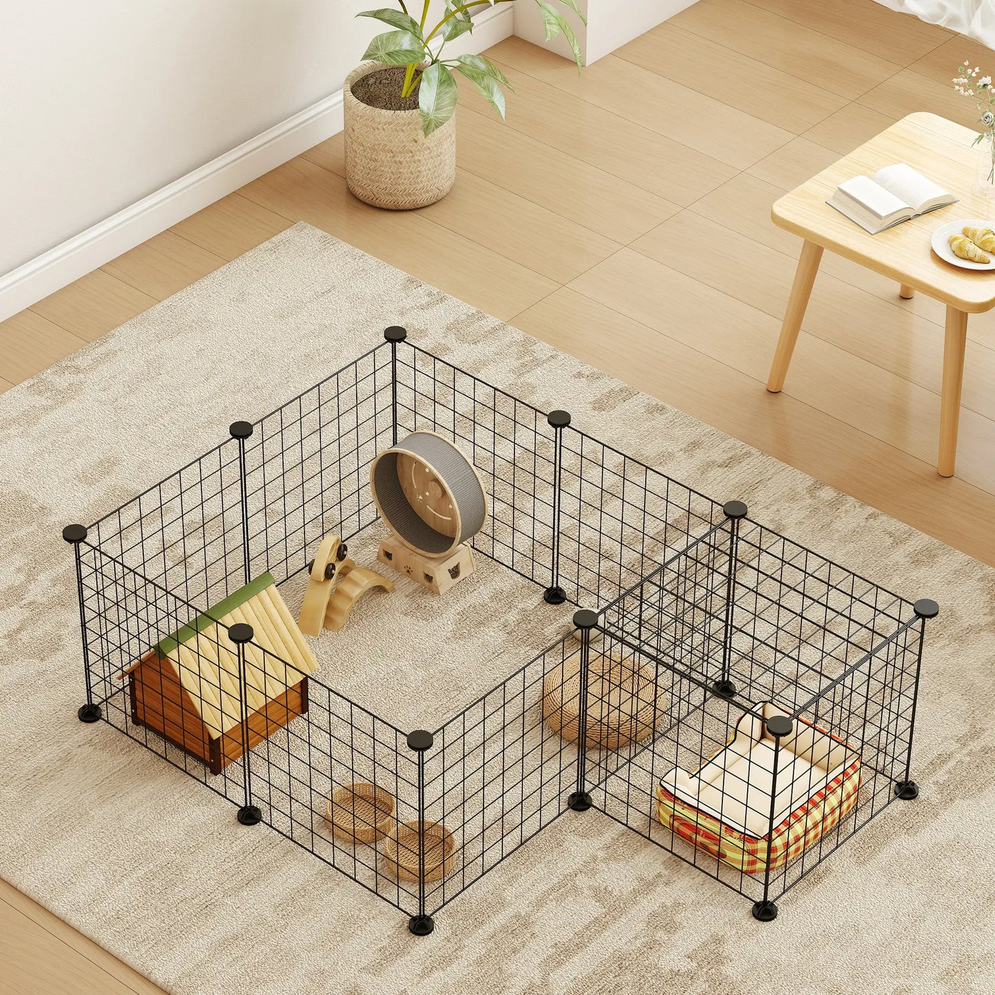 Pet Playpen, DIY Cage For Small Animals, Guinea Pigs, Hedgehogs, Black Houses & Habitats at Gallery Canada