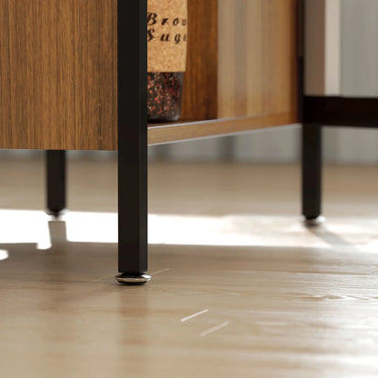 Foldable Table with Hideaway Shelves, Drop Leaf, Brown Dining Tables at Gallery Canada