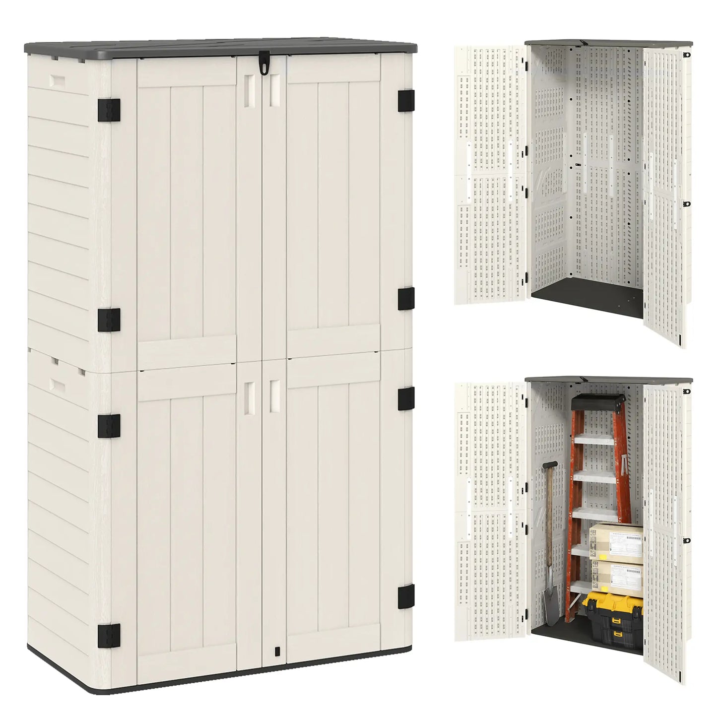 368 Gallon Outdoor Storage Cabinet, Openable Top, Lockable Doors Sheds at Gallery Canada
