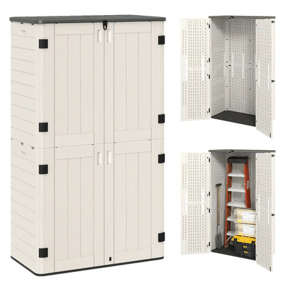 368 Gallon Outdoor Storage Cabinet, Openable Top, Lockable Doors Sheds at Gallery Canada