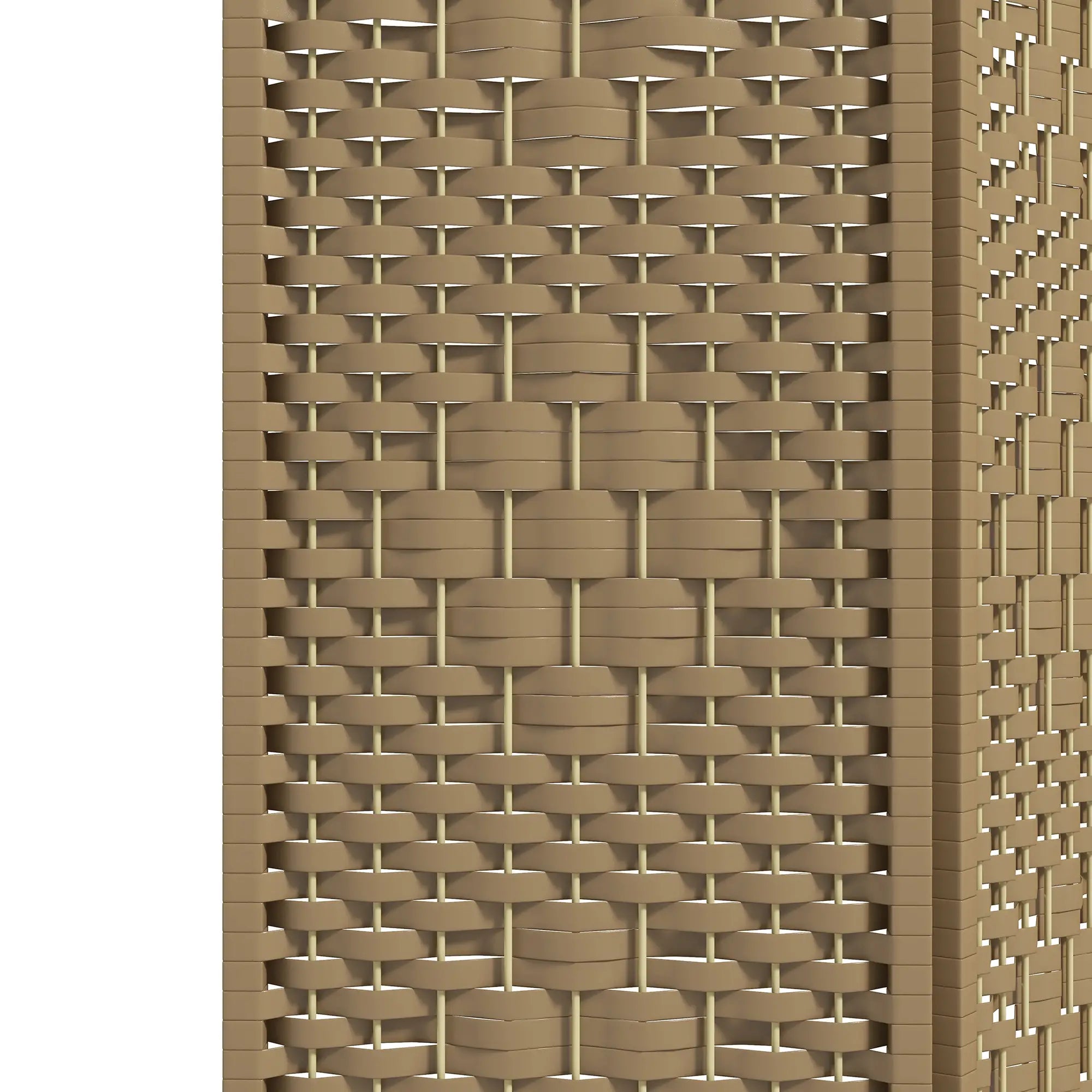 6 Panel Folding Room Divider, Portable Privacy Screen, Natural Room Dividers at Gallery Canada