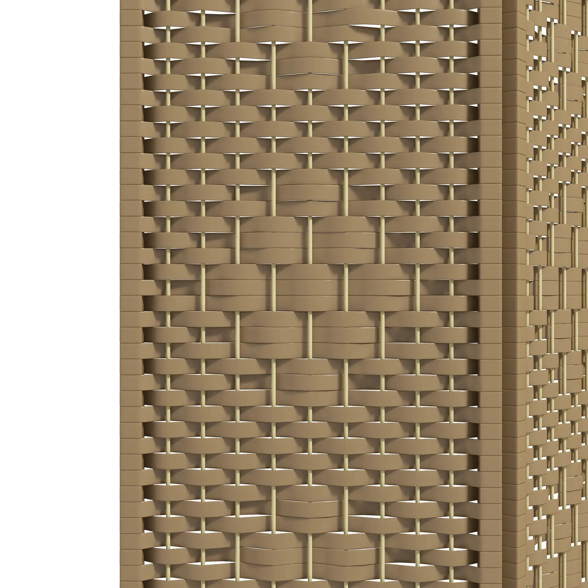 6 Panel Folding Room Divider, Portable Privacy Screen, Natural Room Dividers at Gallery Canada