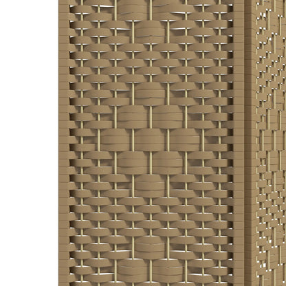 6 Panel Folding Room Divider, Portable Privacy Screen, Natural Room Dividers at Gallery Canada