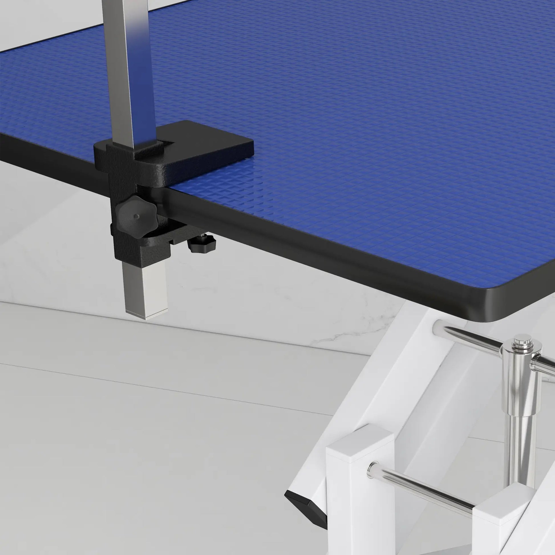 Adjustable Dog Grooming Table With Arm, Noose, Non-Slip, Blue Dog Grooming Tables at Gallery Canada