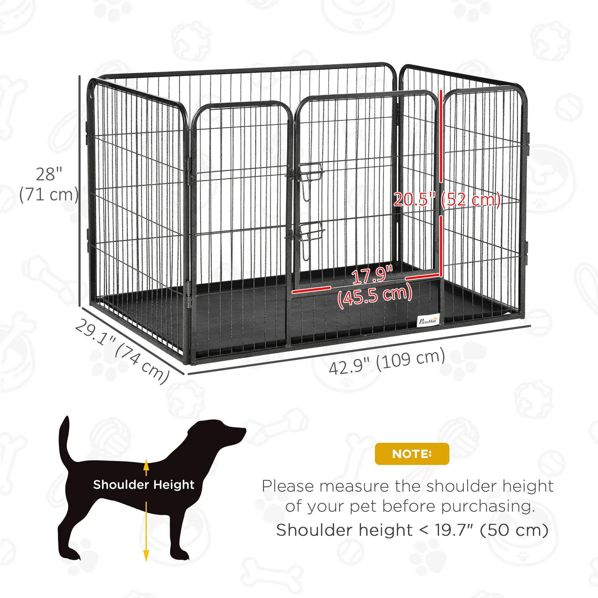 4 Panel Dog Playpen, 28