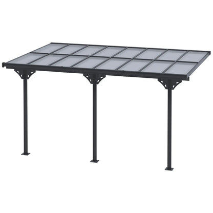 Adjustable Height Outdoor Pergola, 14ft x 10ft, Grey Pergolas at Gallery Canada