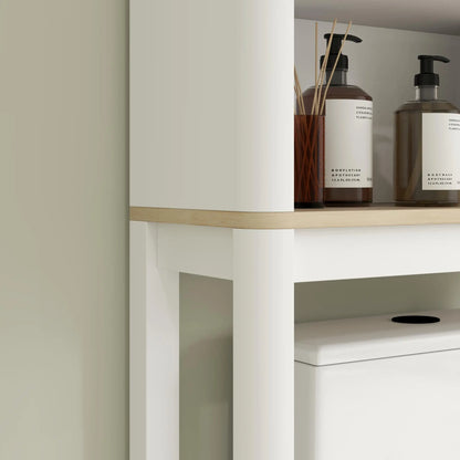 Over The Toilet Storage Cabinet, Bathroom Space Saver Cabinet with Adjustable Shelf, Bathroom Organizer, White Bathroom Cabinets at Gallery Canada