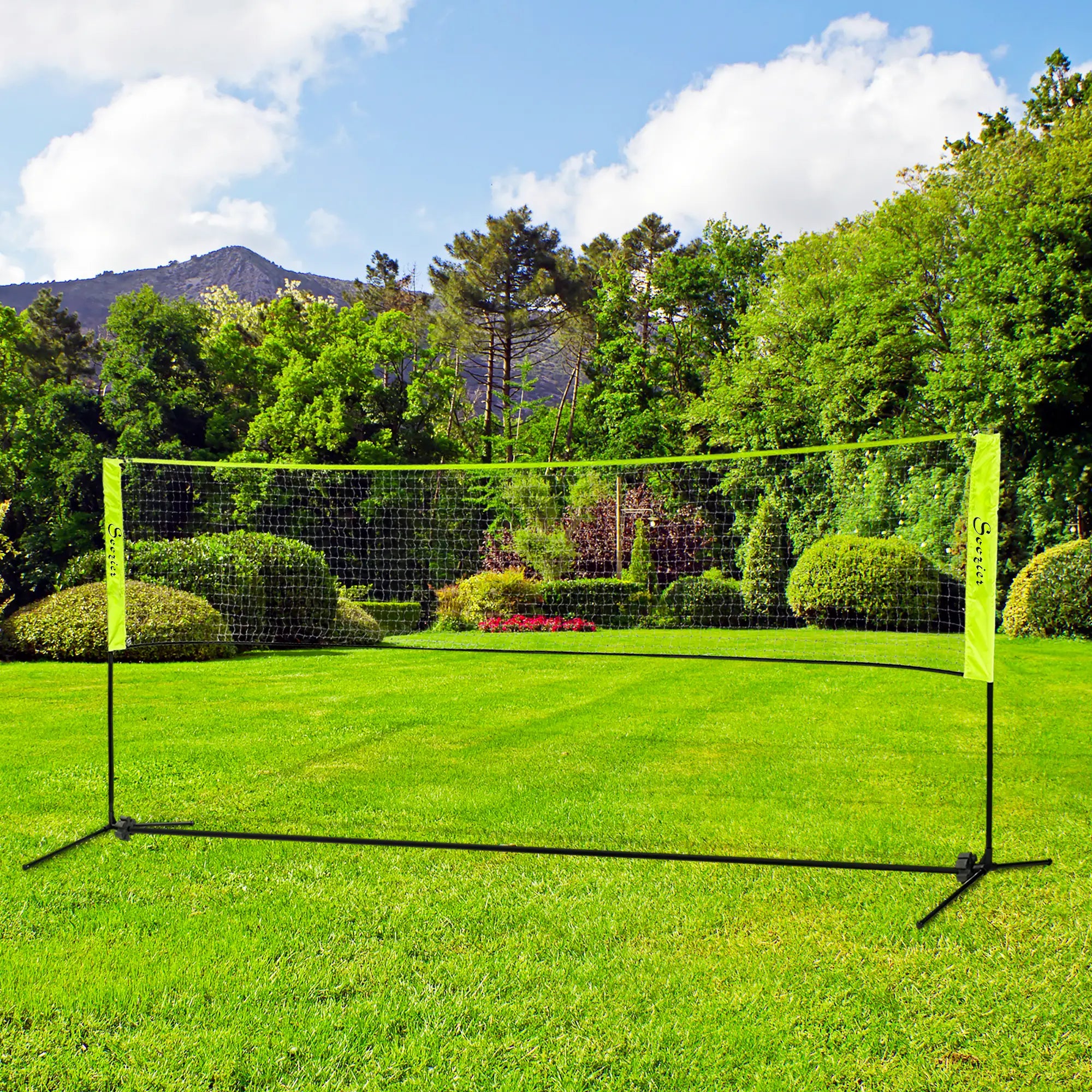 14ft Badminton Net, Height Adjustable, Carry Bag, Yellow Badminton at Gallery Canada