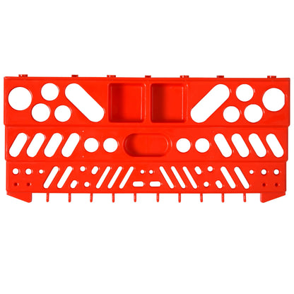 54 Piece Plastic Pegboard Panels, Wall Mounted Garage Storage, 50 Hooks, Red Tool Organizers at Gallery Canada