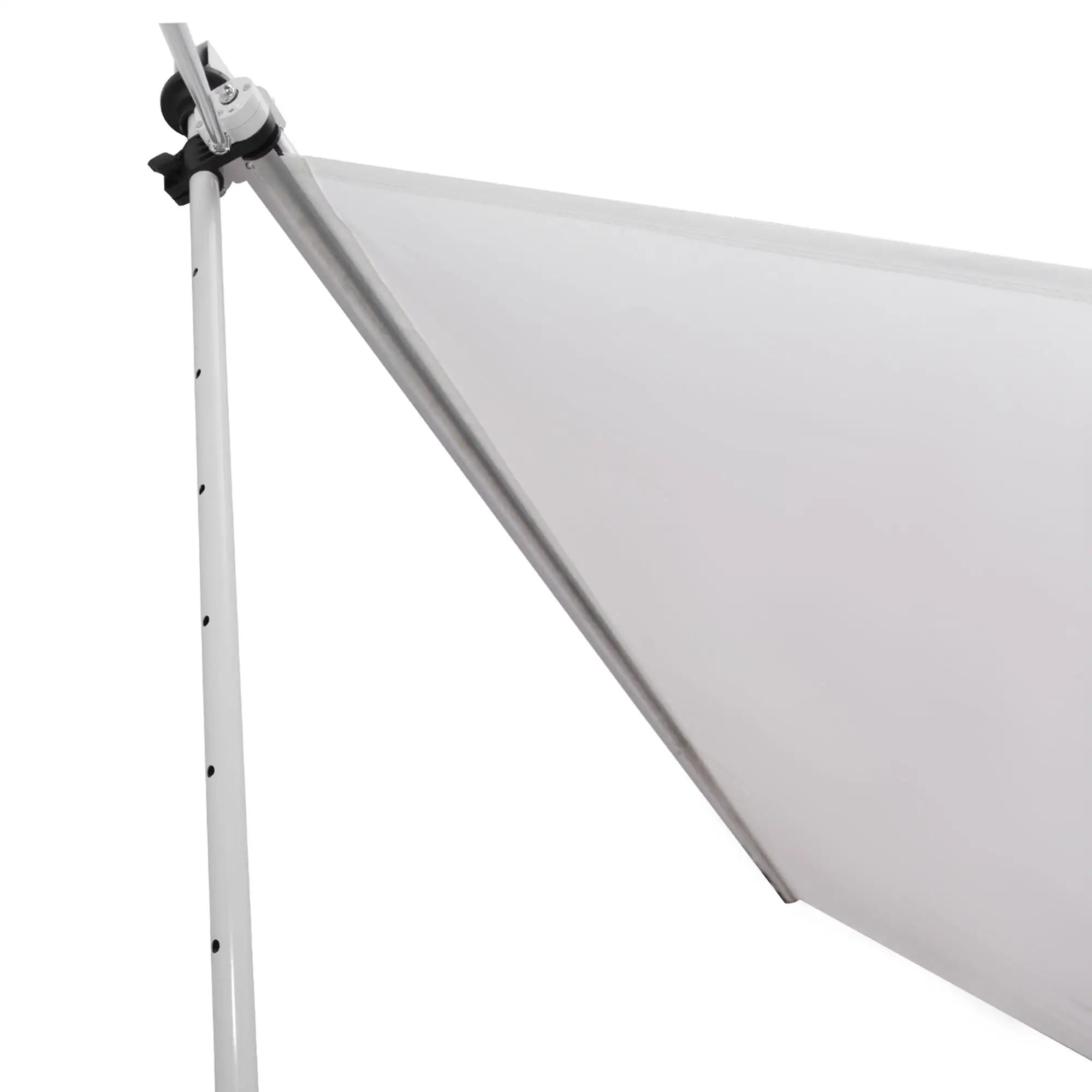 10x5ft Manual Retractable Awning, Patio Sun Shade, Water Resistant, White Window Awnings at Gallery Canada