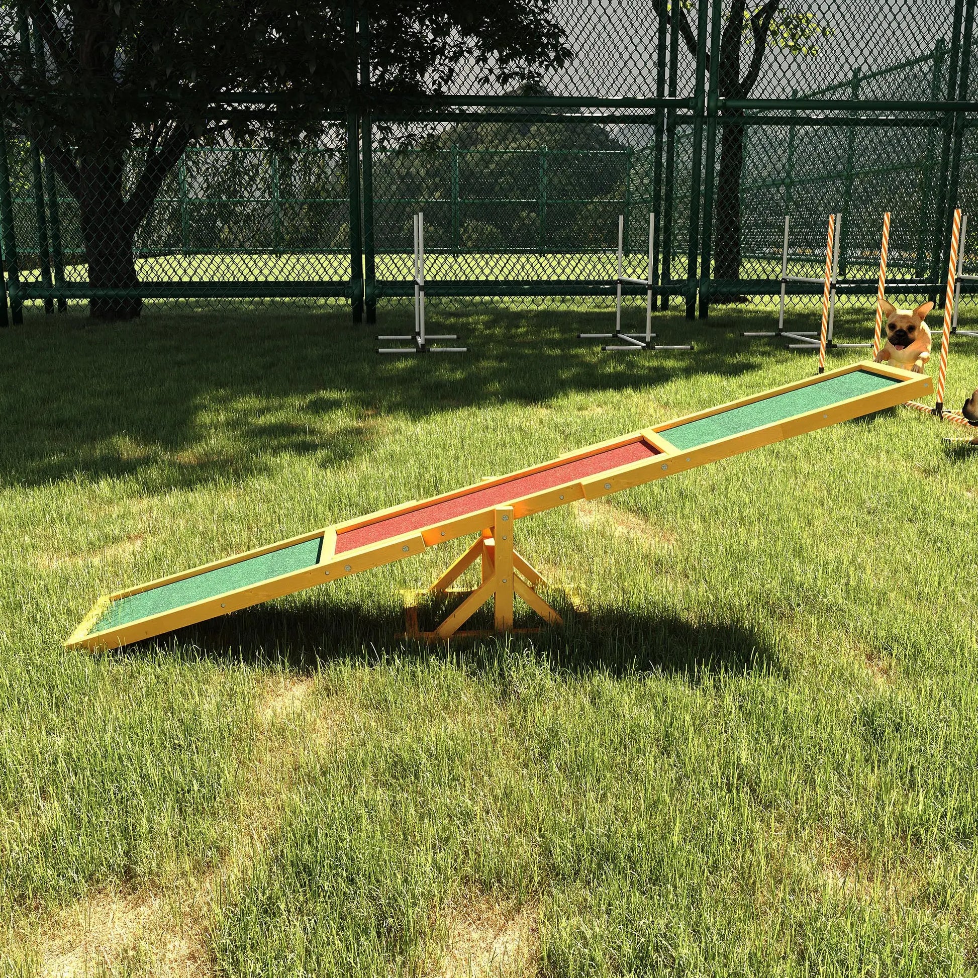 Wood Pet Seesaw Platform, Dog Agility Training Equipment, Weather Resistant Dog Agility Training Equipment at Gallery Canada