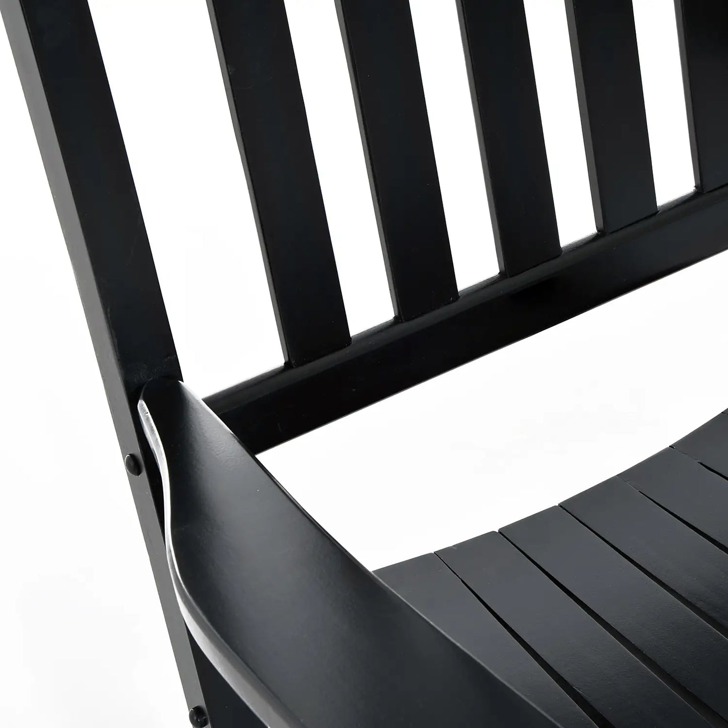 Wooden Porch Rocking Chair, Outdoor Patio Rocker, Black Outdoor Rocking Chairs at Gallery Canada