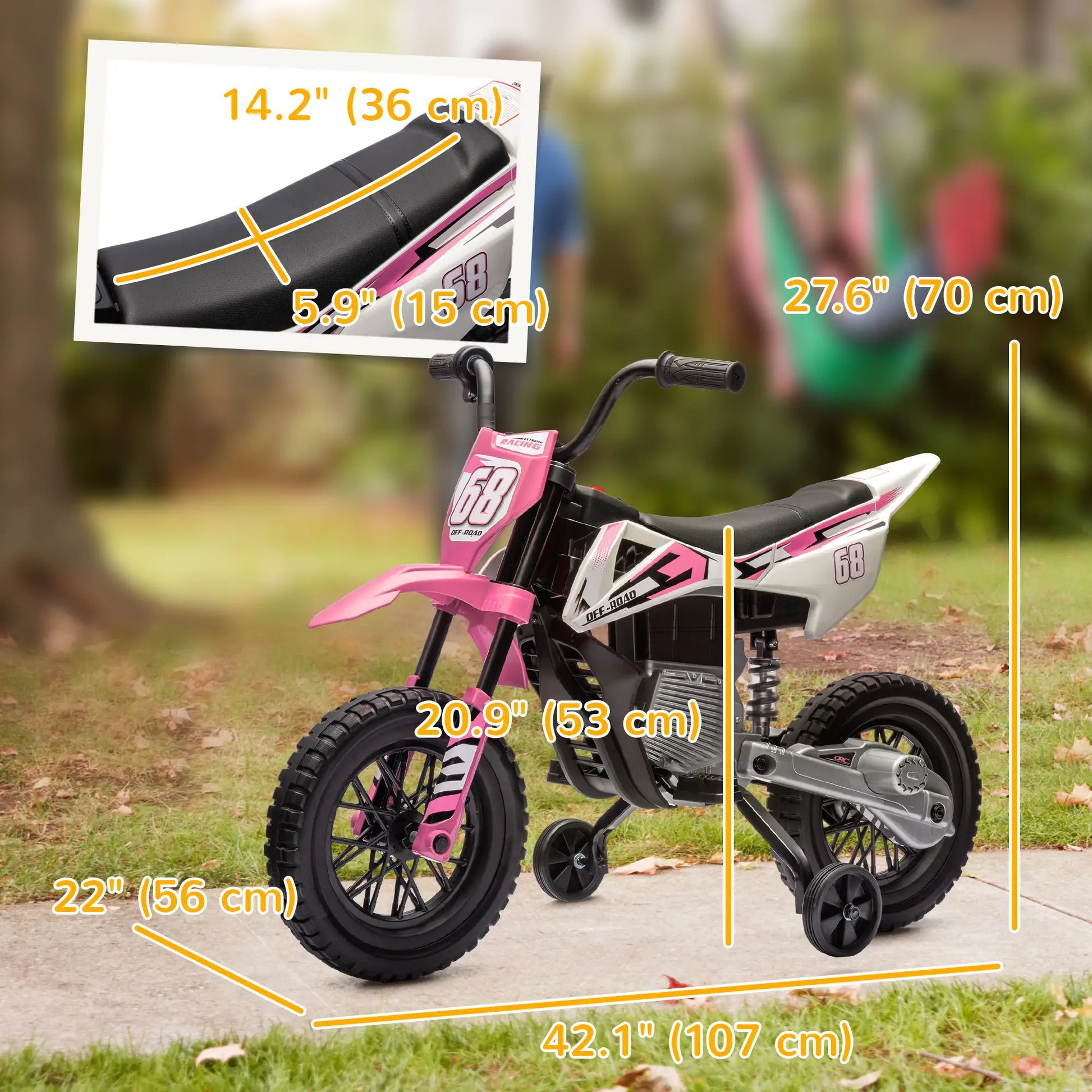 12V Kids Dirt Bike, Electric Motorcycle, Pink Electric Motorcycles at Gallery Canada