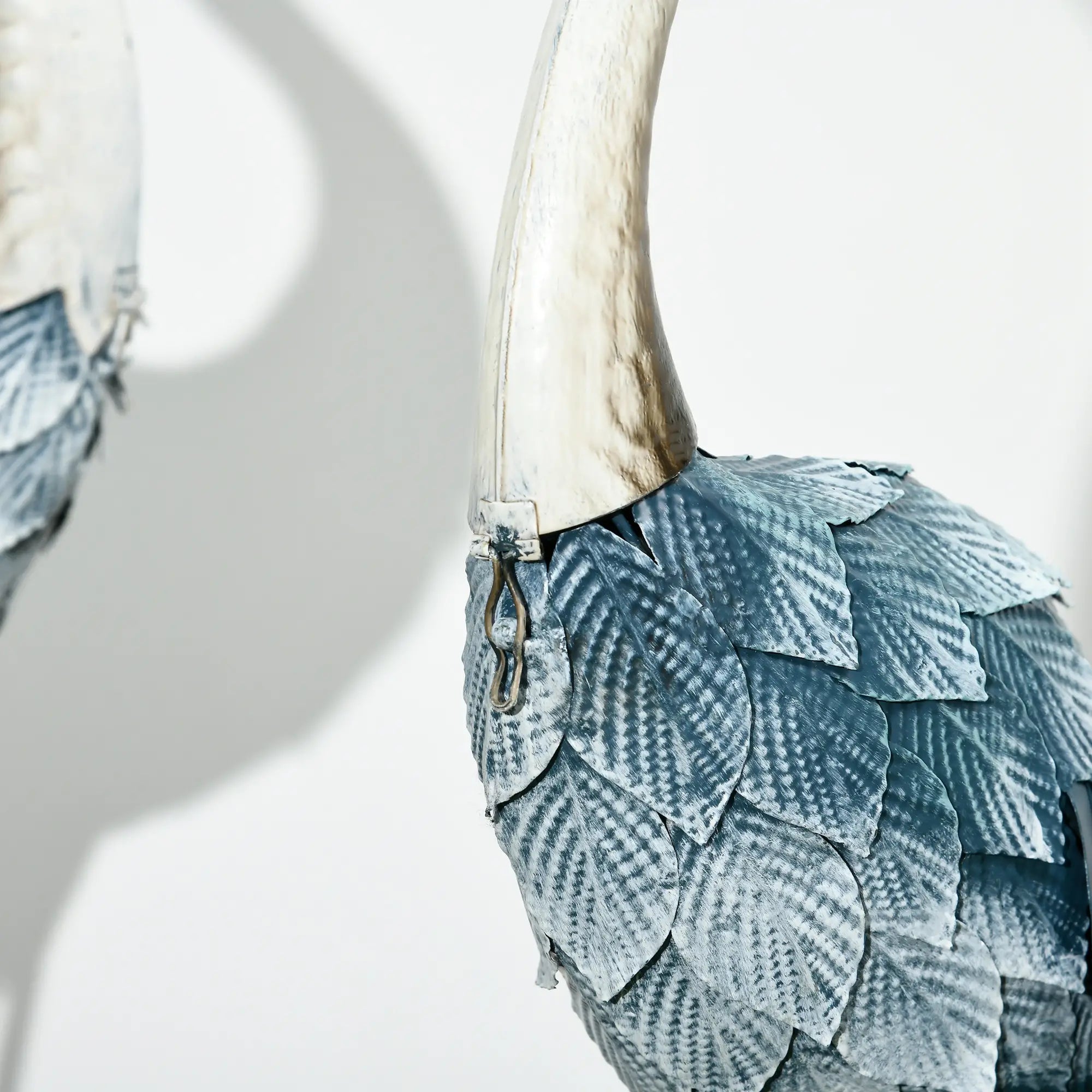Set of 2 Crane Garden Sculptures, 28.5