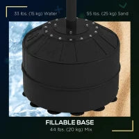 Freestanding Boxing Punch Bag, 63"-80.7" Adjustable Height, Black