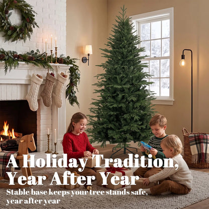 7ft Artificial Christmas Tree Full Hinged Xmas Tree, Green Artificial Christmas Trees at Gallery Canada