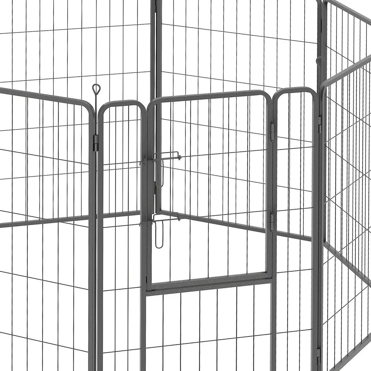 39" Parc pour chien, portable pliable 8 panneaux, intérieur extérieur, grands chiens