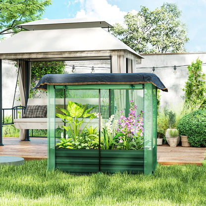 Galvanized Steel Planter Box, Raised Garden Bed, Flowers, Vegs, Herbs Raised Garden Beds at Gallery Canada