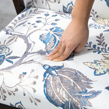 Modern Accent Chairs with Cushioned Seat, Upholstered Linen-Feel Armchair for Bedroom, Living Room, Multicolored Accent Chairs at Gallery Canada