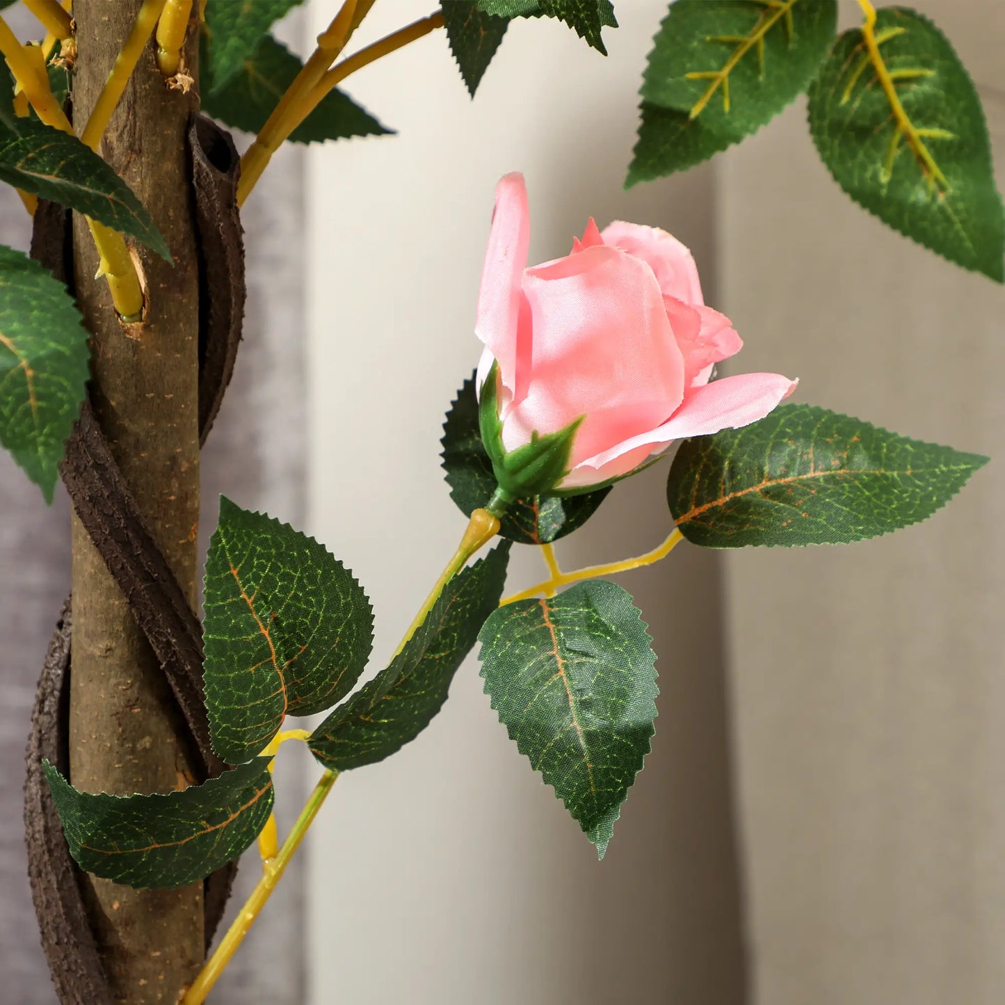 3FT Pink Rose Artificial Plant Set Of 2 In Pot, Indoor Home Decor, Pink Artificial Trees at Gallery Canada
