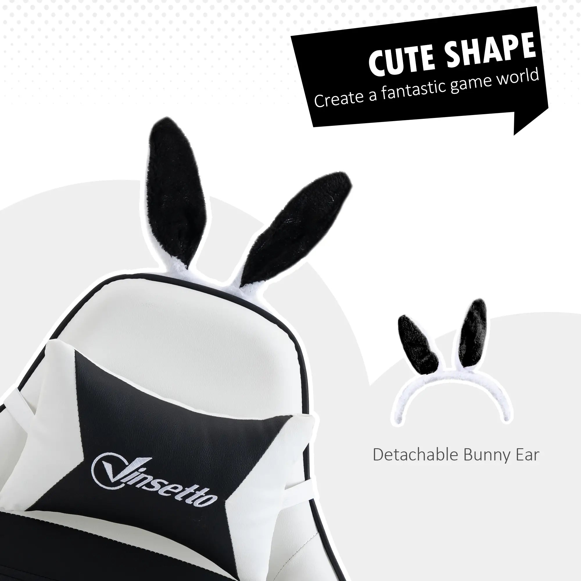 Racing Gamer Chair, PU Leather with Footrest, Headrest, Lumbar Support, Black Video Game Chairs at Gallery Canada