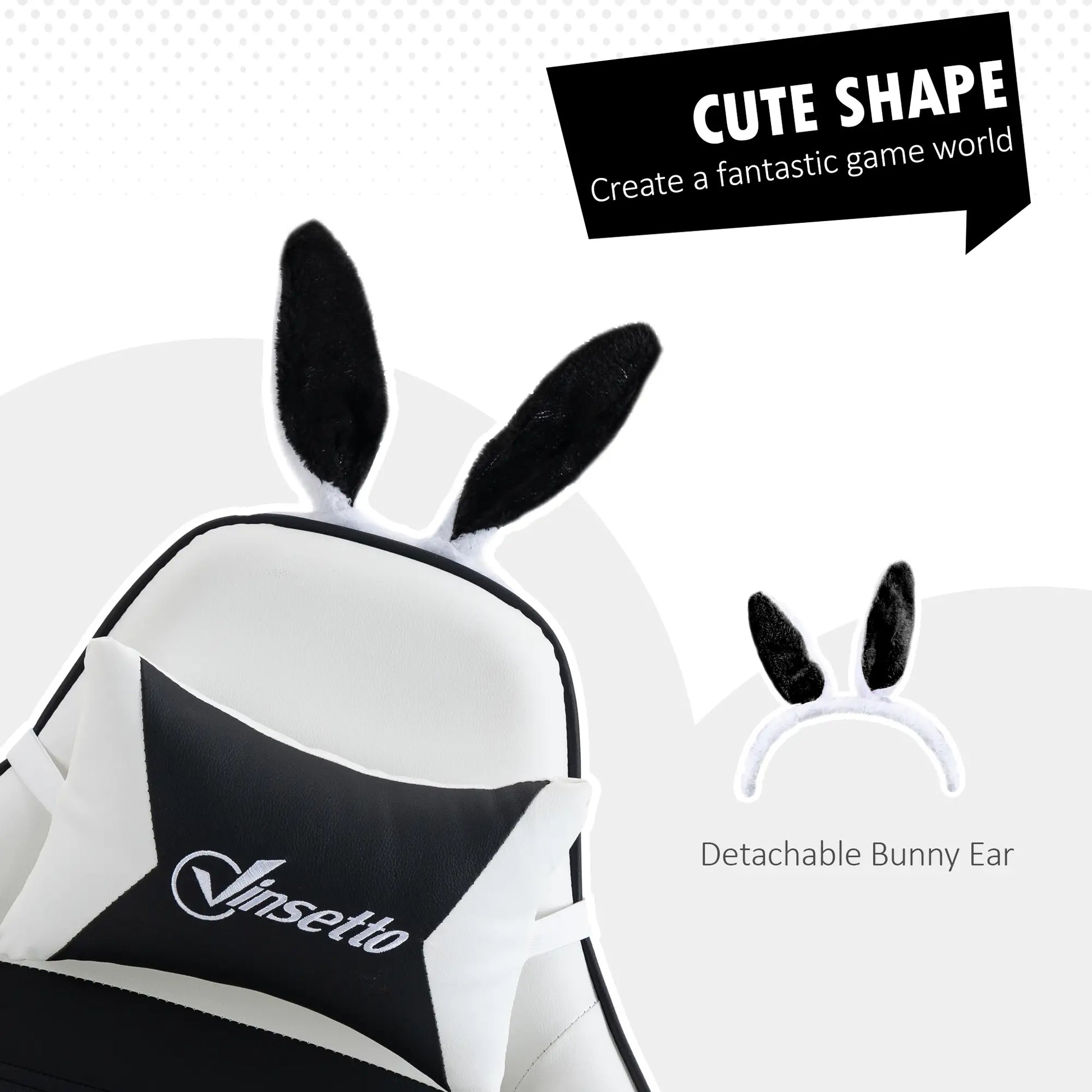 Racing Gamer Chair, PU Leather with Footrest, Headrest, Lumbar Support, Black Video Game Chairs at Gallery Canada