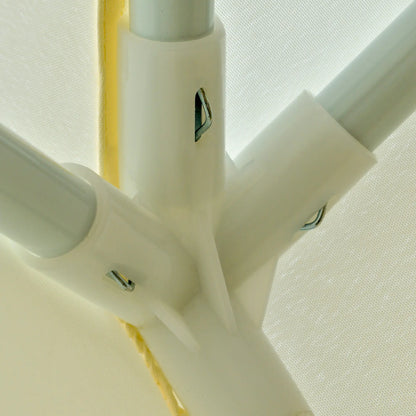 10x10ft Party Tent Canopy with Netting, Outdoor Gazebo, Beige Canopy Tents at Gallery Canada