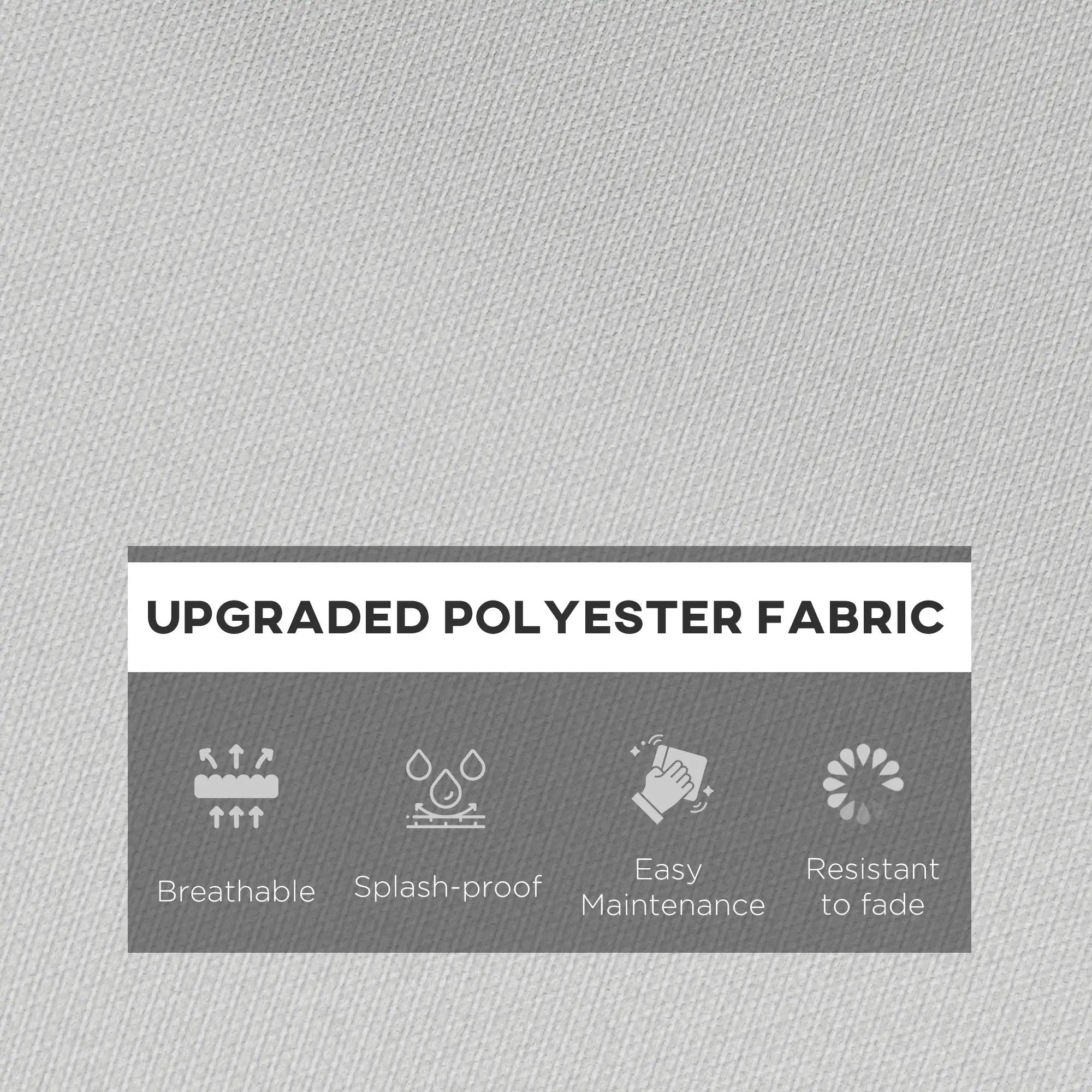 Seat Cushion Back Pillows Set of 2, Patio Chair Cushions, Light Grey, Grey Patio Chair Cushions at Gallery Canada