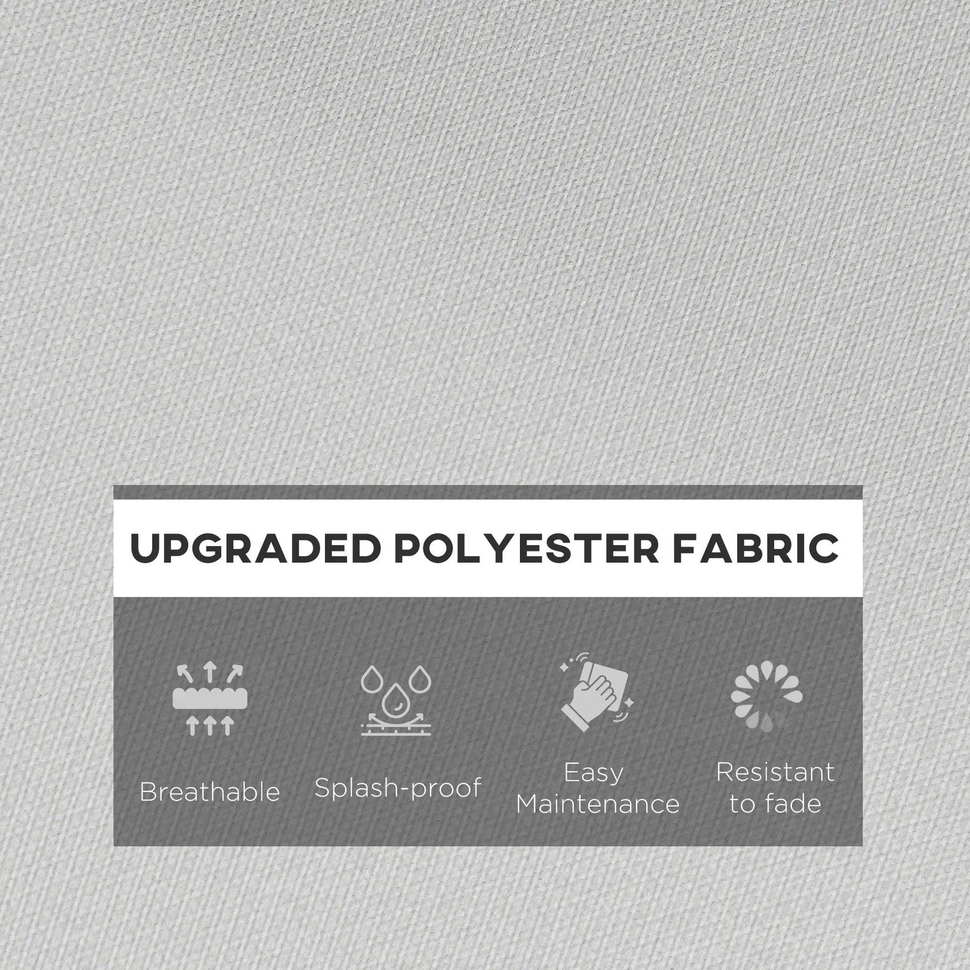 Seat Cushion Back Pillows Set of 2, Patio Chair Cushions, Light Grey, Grey Patio Chair Cushions at Gallery Canada