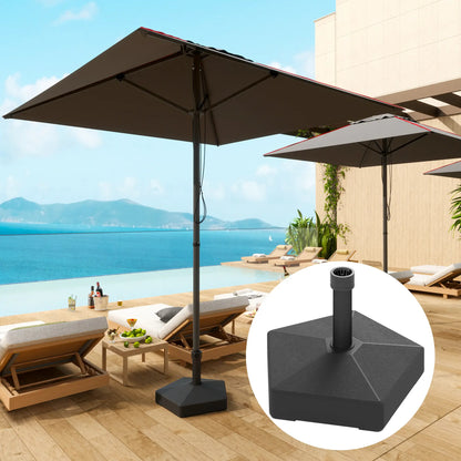 Heavy Duty Outdoor Umbrella Stand Base, Black Umbrella Bases at Gallery Canada