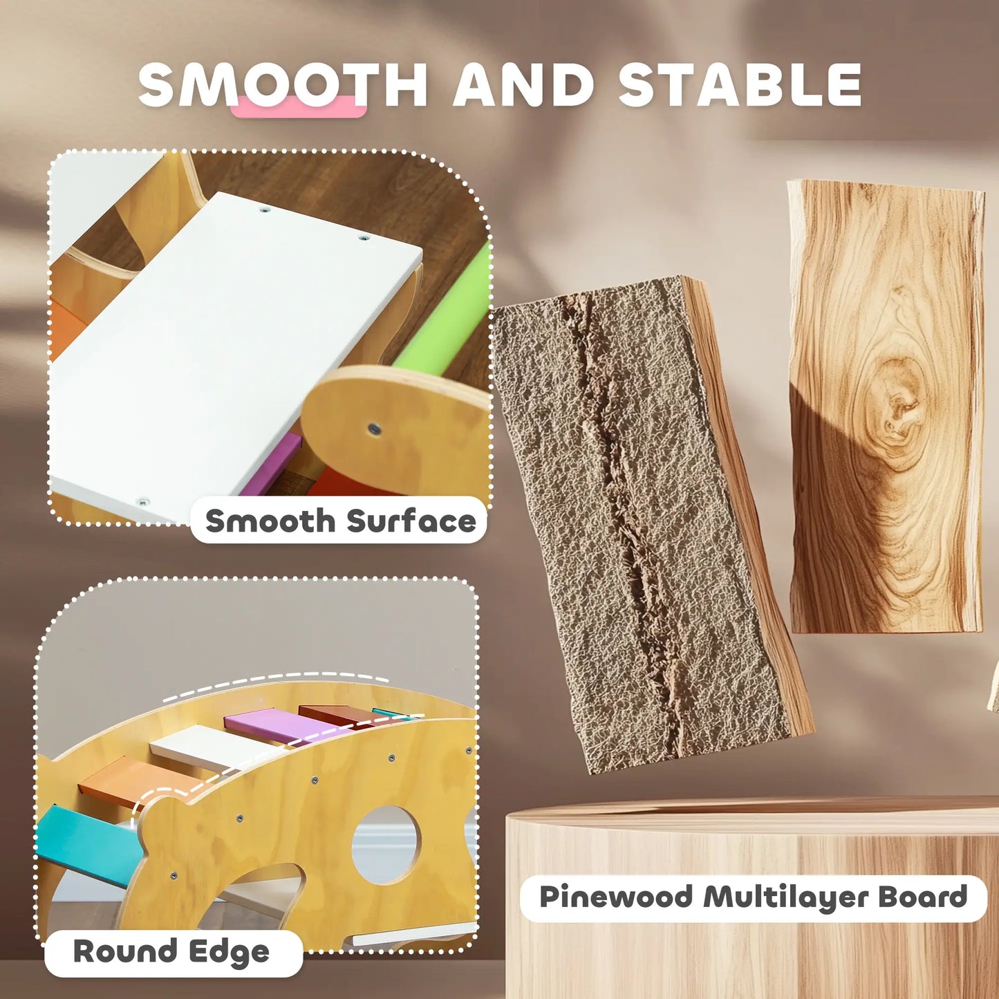 Wooden Arch Ladder Baby Rocker, Toddler 18-48 Months Baby Gym & Playmats at Gallery Canada