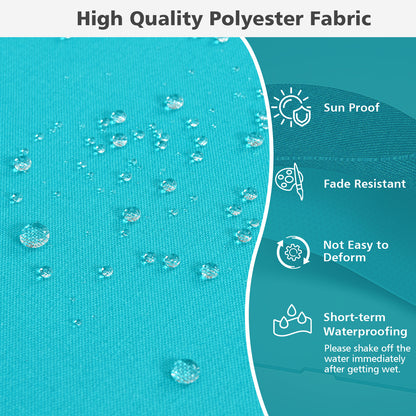 Deep Seat Chair Cushion Pads Set with Rope Belts for Indoor and Outdoor, Turquoise Outdoor Furniture Accessories at Gallery Canada