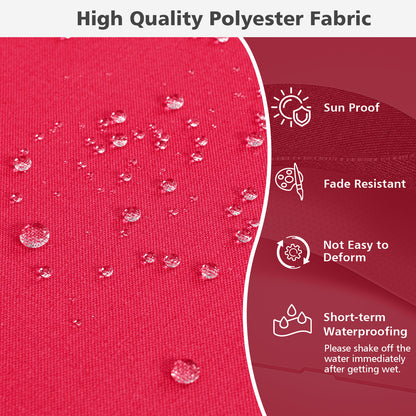 Deep Seat Chair Cushion Pads Set with Rope Belts for Indoor and Outdoor, Red Outdoor Furniture Accessories at Gallery Canada