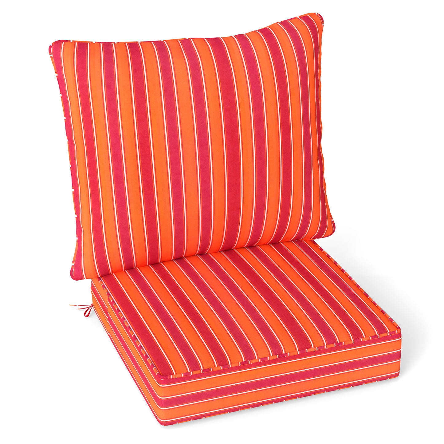 Deep Seat Chair Cushion Pads Set, With Rope Belts, Orange Outdoor Furniture Accessories at Gallery Canada