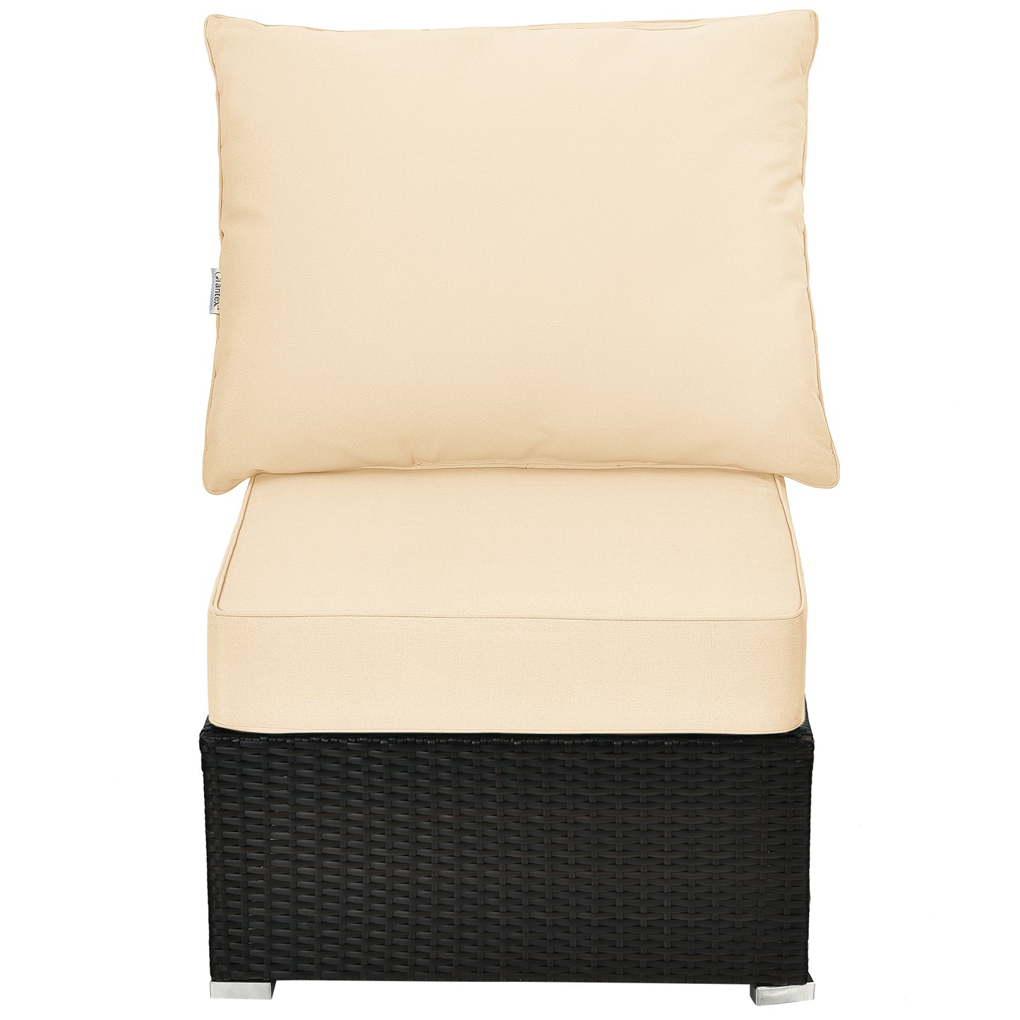 Deep Seat Chair Cushion Pads Set with Rope Belts for Indoor and Outdoor, Beige Outdoor Furniture Accessories at Gallery Canada