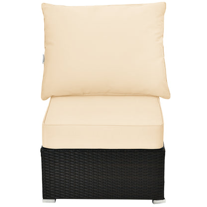 Deep Seat Chair Cushion Pads Set with Rope Belts for Indoor and Outdoor, Beige Outdoor Furniture Accessories at Gallery Canada