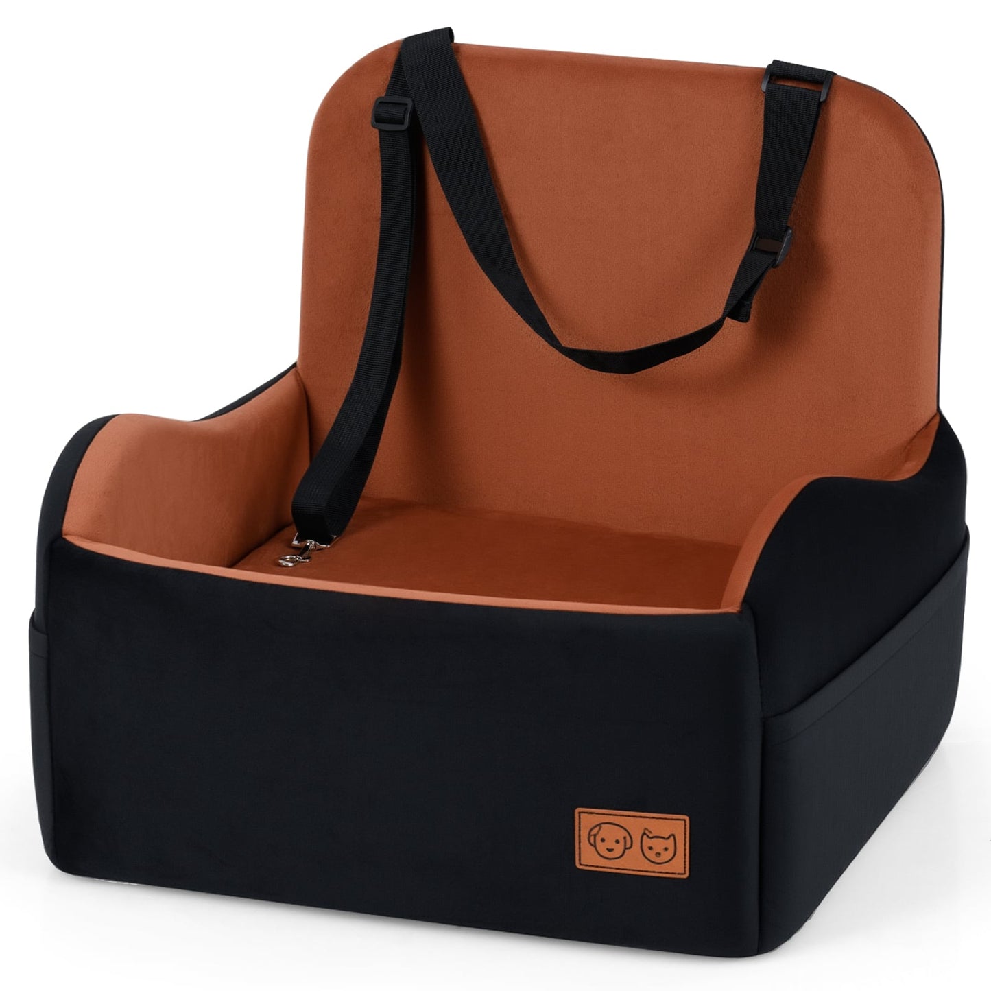 Detachable Dog Booster Car Seat, Red, Black Pets at Gallery Canada