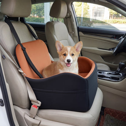 Detachable Dog Booster Car Seat, Red, Black Pets at Gallery Canada
