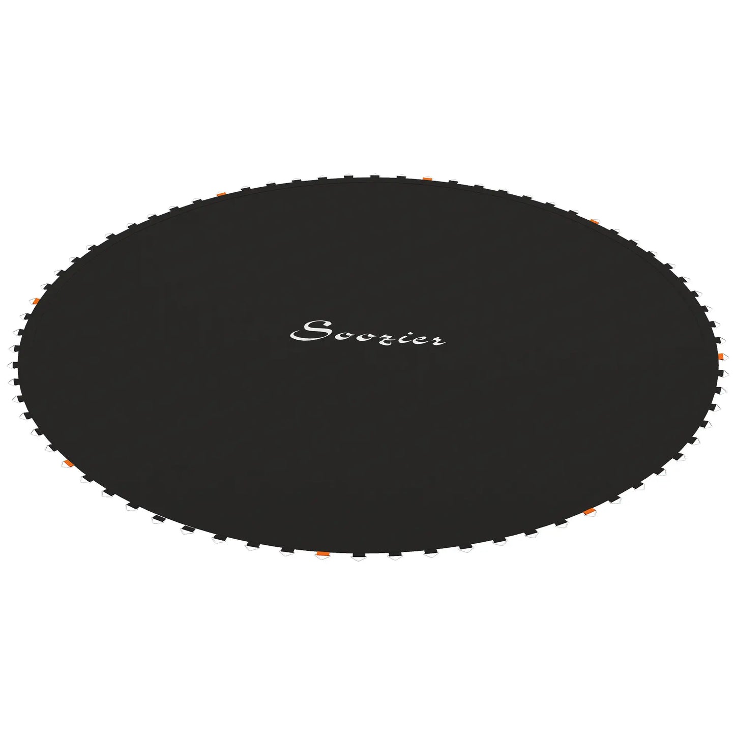 Trampoline Mat Replacement, 12ft, with Spring Pull Tool, 72 V-Hooks, Black Trampolines Black at Gallery Canada