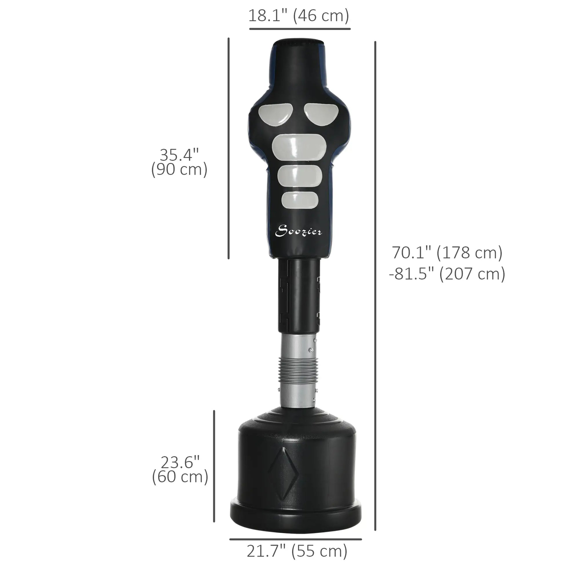 Adjustable Punching Bag, Fillable Base, Pu-Wrapped, Multi-Colour Punching Bag Hangers at Gallery Canada