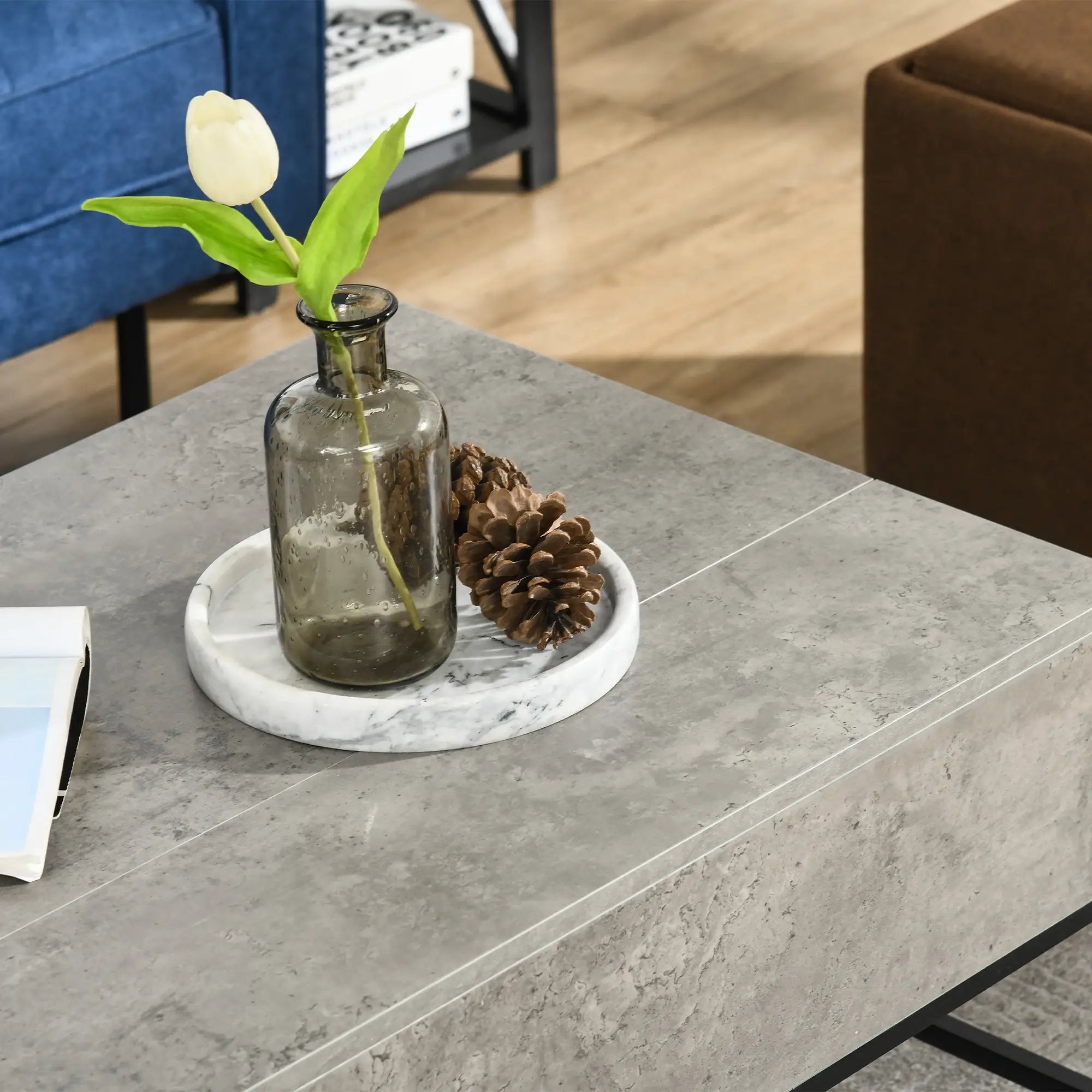 Lift Top Coffee Table, Hidden Storage, Living Room, Grey Coffee Tables at Gallery Canada