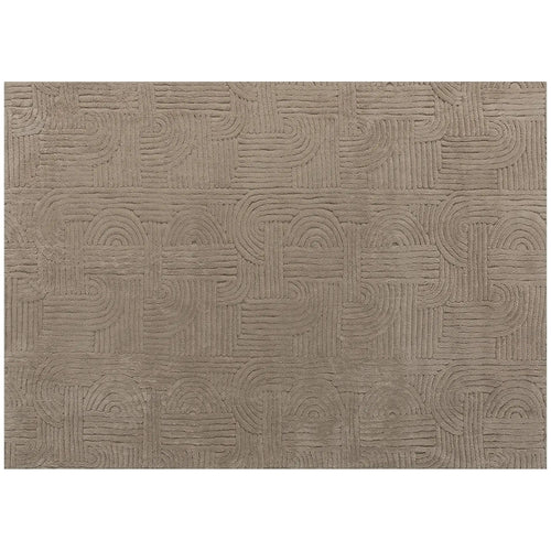 5x7 Faux Fur Rug, Non-Slip Carpet for Living Room, Bedroom, Tan